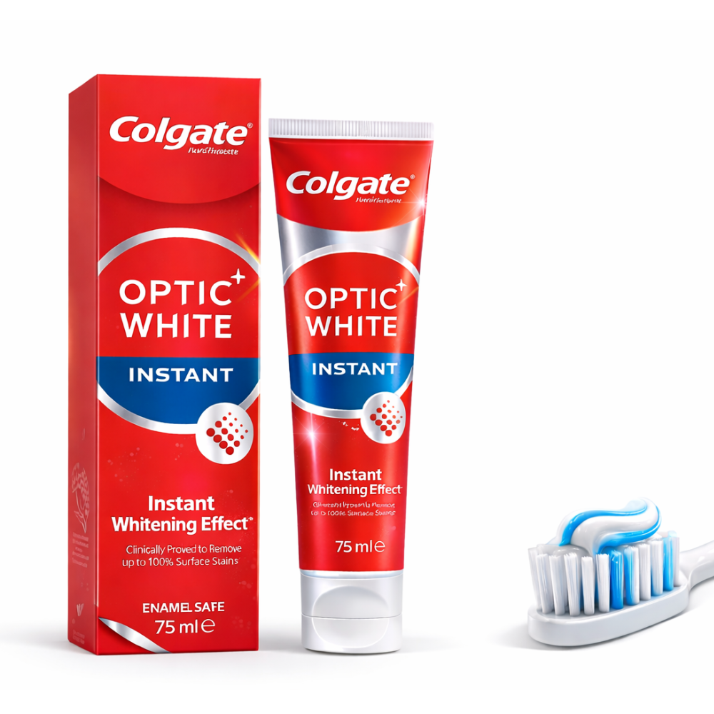 Colgate Optic White Instant Whitening Toothpaste,75Ml - Image 2