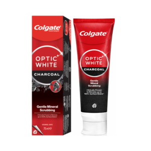 Colgate Optic White Charcoal Whitening Toothpaste 75ml