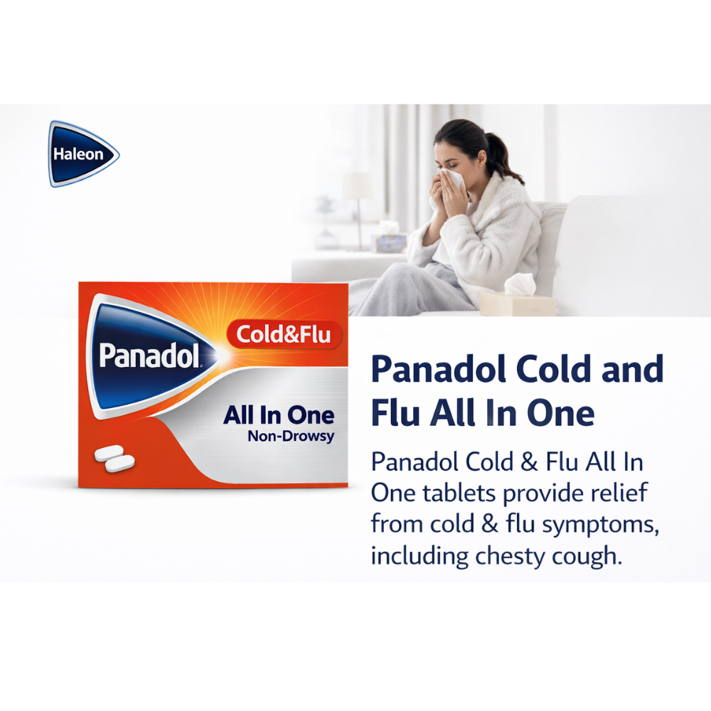 Panadol Cold & Flu - ALL IN ONE Pack of 24's - Image 4