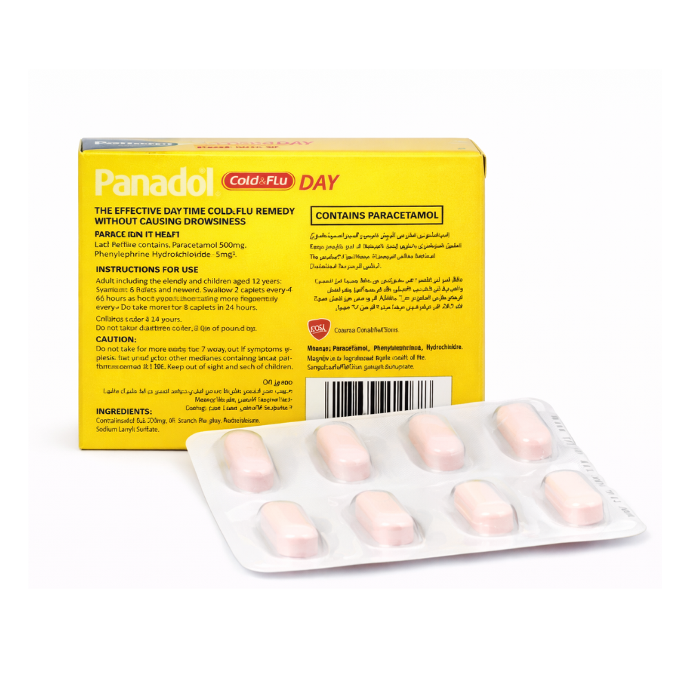 Panadol Cold & Flu Day, Non-Drowsy, 24 Tablets - Image 4