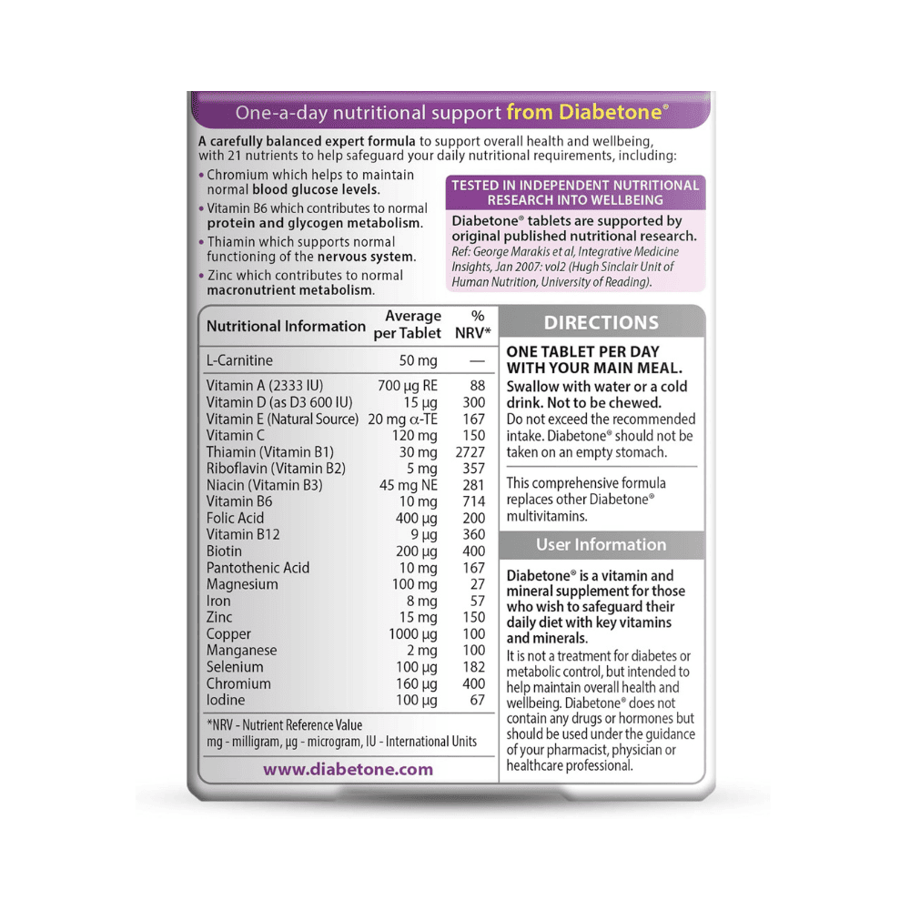 Vitabiotics Diabetone Original - Image 2