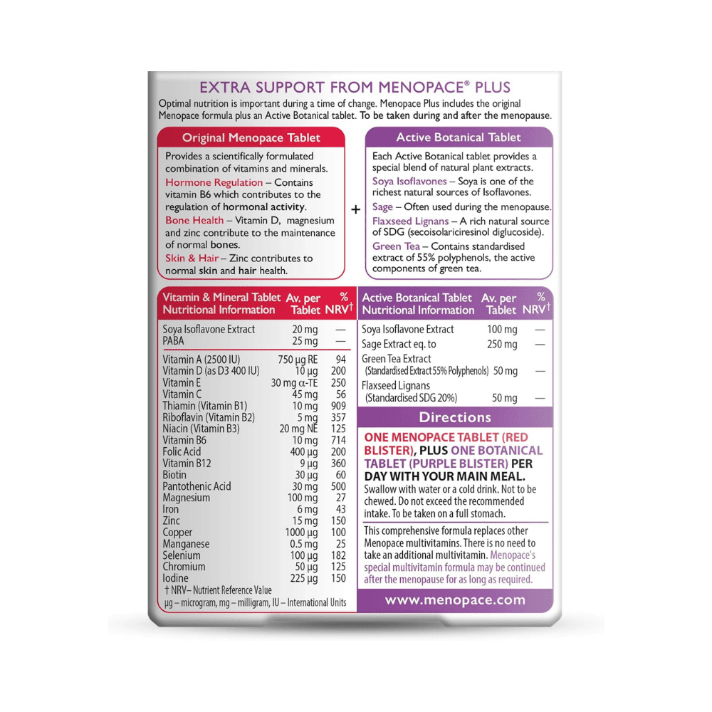 Vitabiotics Menopace Plus - Image 3