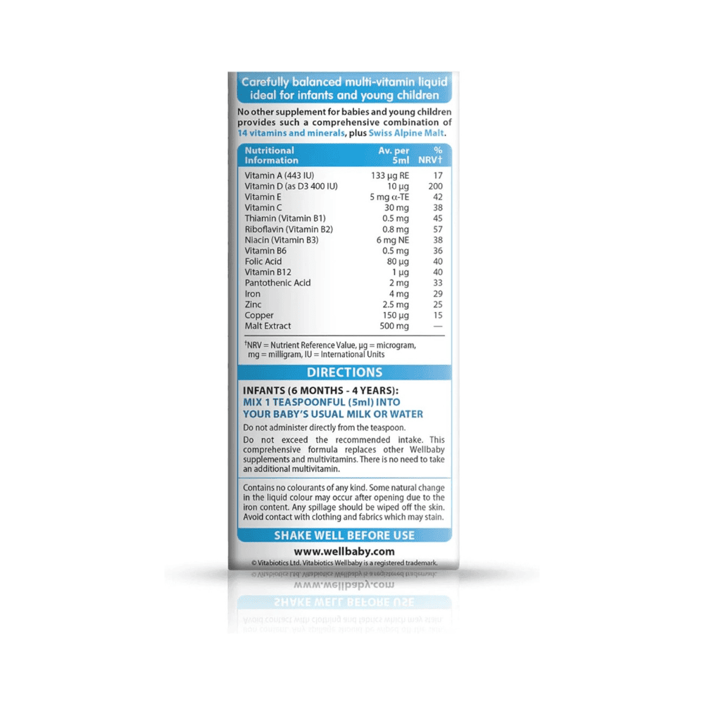 Vitabiotics Wellbaby Multivitamin Liquid - Image 2