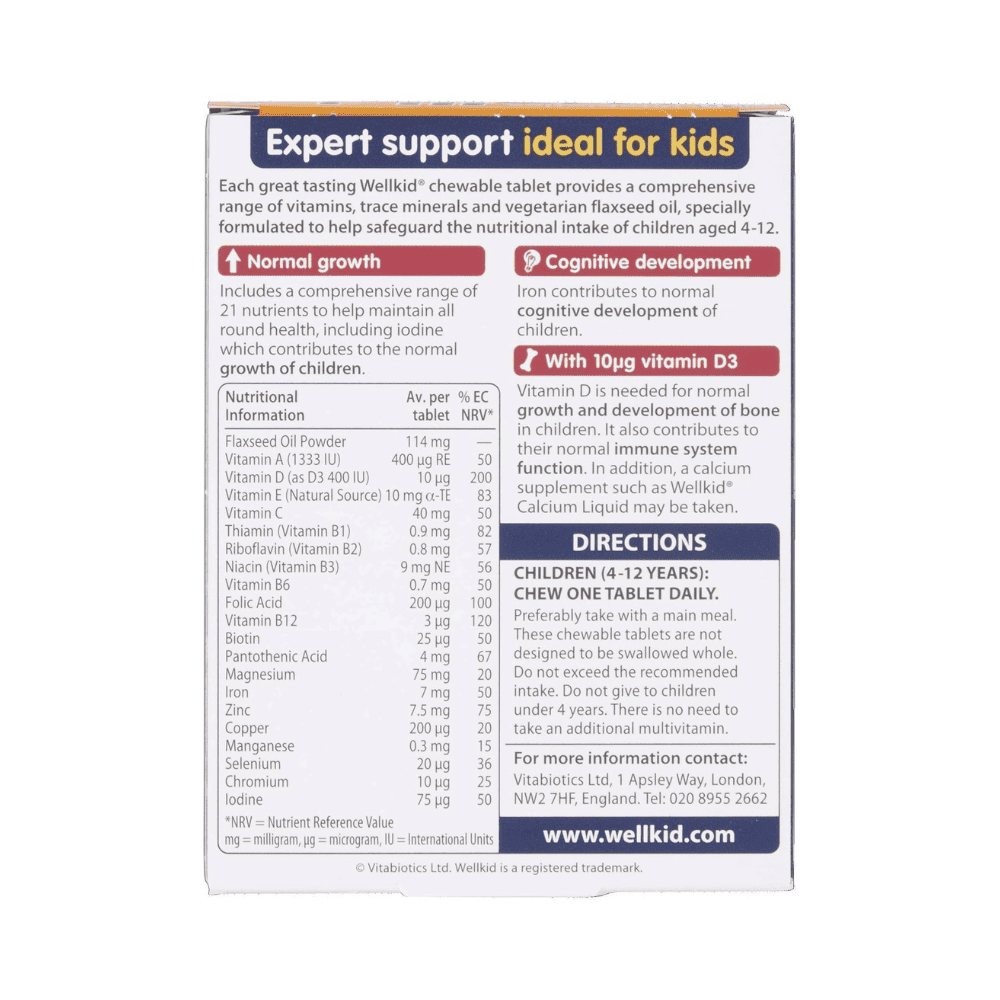 Vitabiotics Wellkid Multivitamin Smart - Image 4