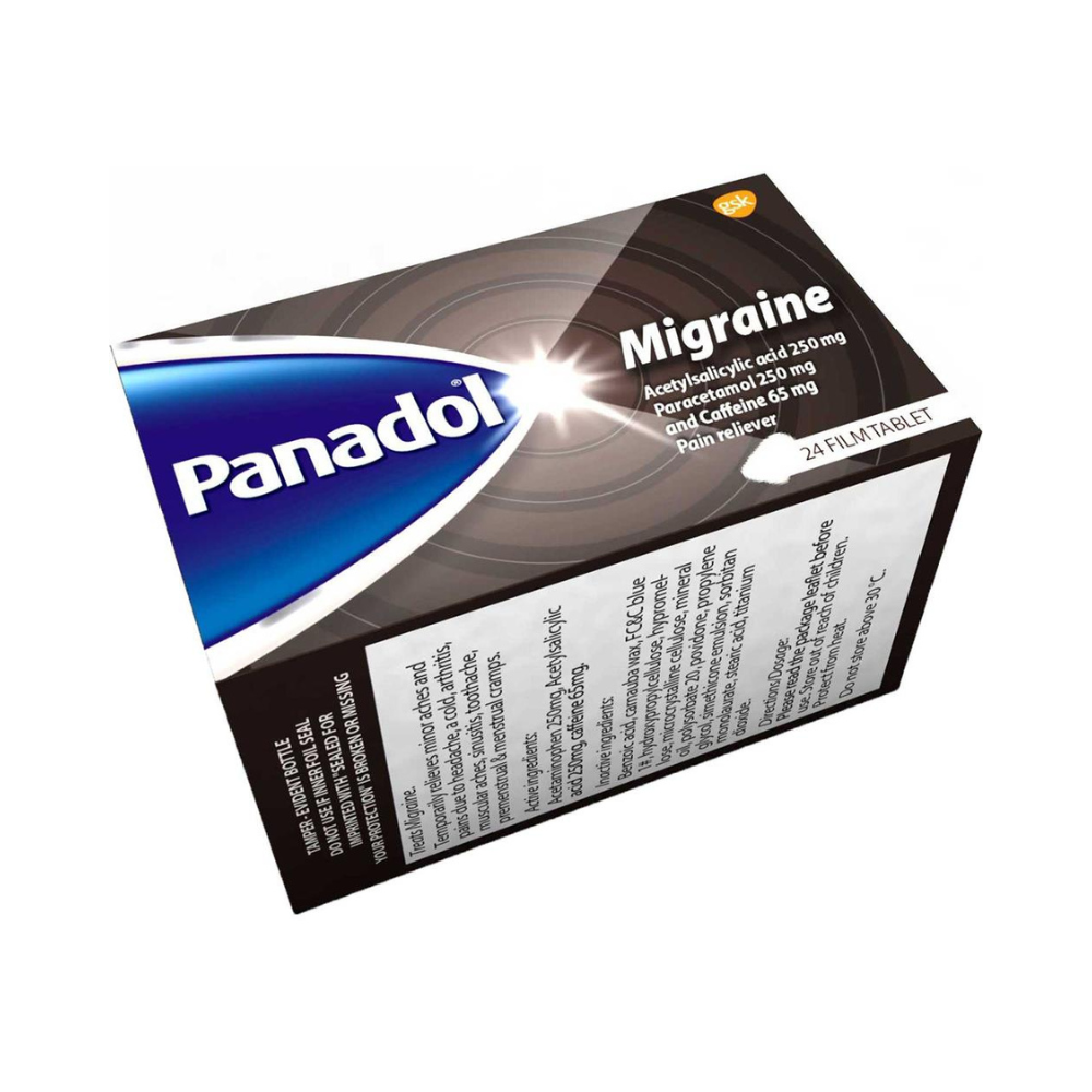 PANADOL MIGRAINE TAB 24'S - Image 2