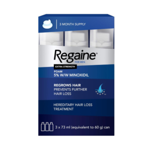 Regaine® For Men Extra Strength Scalp Foam 5% 3x73ml