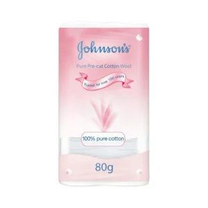 Johnson’s Baby Pre-Cut Pure Cotton Wool 80g