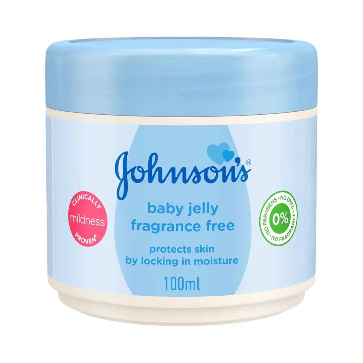 Johnson’s Skin Protecting Baby Jelly, Fragrance Free 100ml