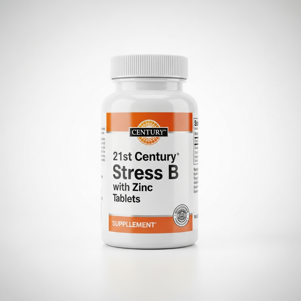 21st Century Stress B with Zinc 30 Tablets